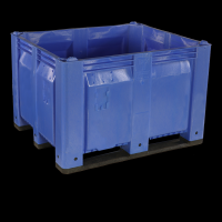 MACX solid blue bin